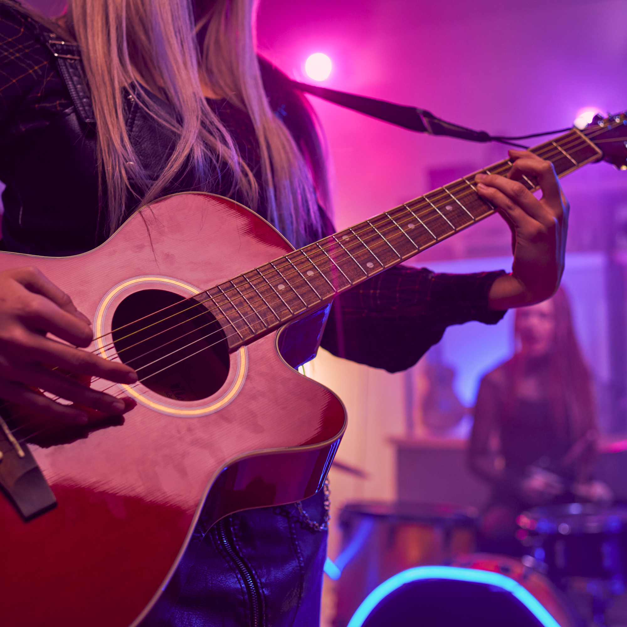 Guitar close-up